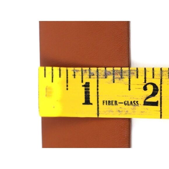 Old Navy BROWN GENUINE LEATHER 1.5"Wd DRESS CASUAL WOMEN'S BELT Sz M/L (X23 - Picture 9 of 13